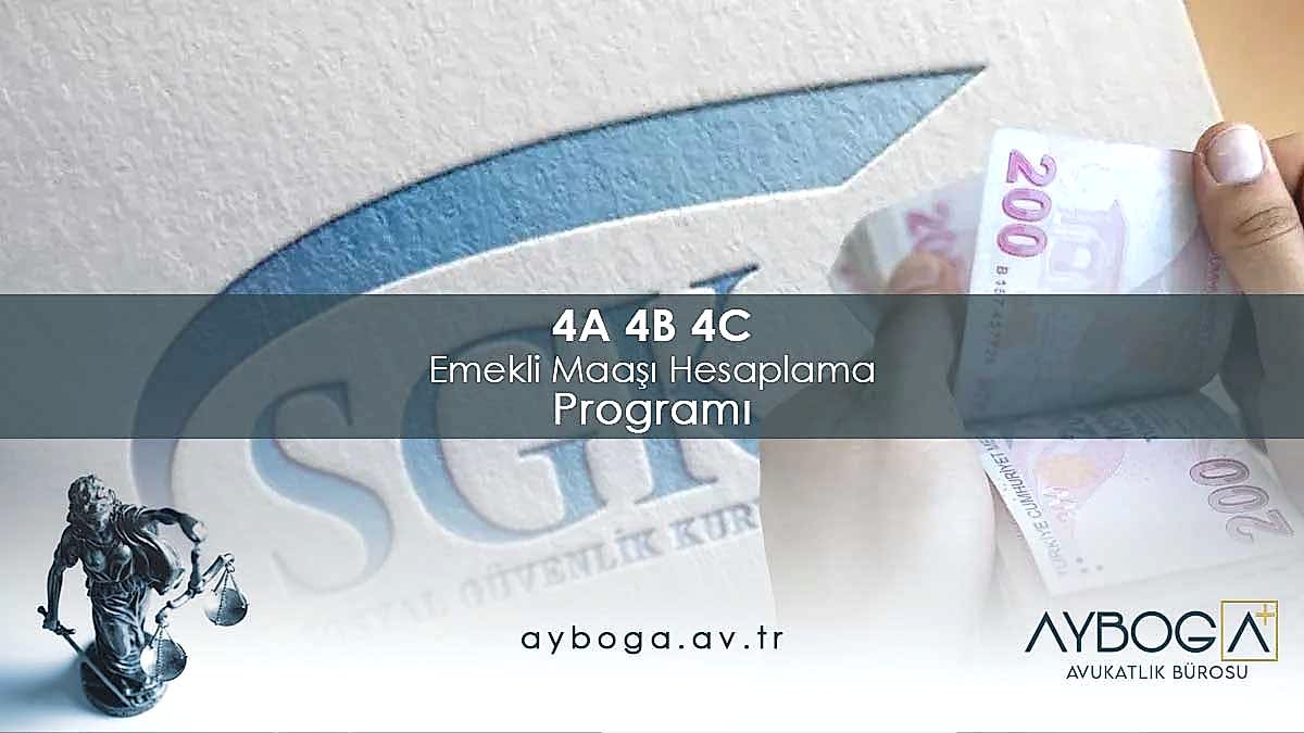 4A 4B 4C Emekli Maaşı Hesaplama Programı